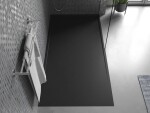 MEXEN - Amon obdĺžniková sprchová vanička SMC 150 x 80, čierna 4F708015