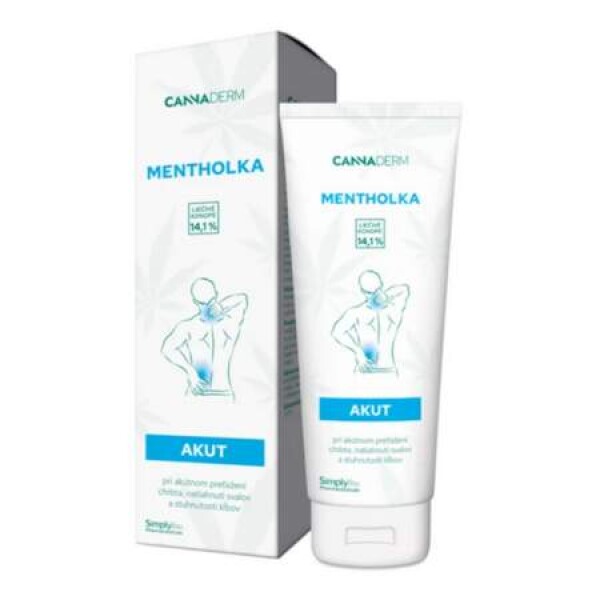 CANNADERM Mentholka akut chladivá masážna emulzia 125 ml