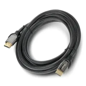 Akyga Kábel HDMI 2.1 (M) 3 m čierny / Kábel HDMI / tienený meď / 4K/8K / 48 Gbps (AK-HD-30S)