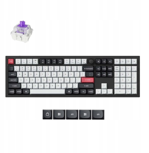 Keychron Q6 HE QMK Gateron Double-Rail Magnetic Nebula (Q6H-M1)