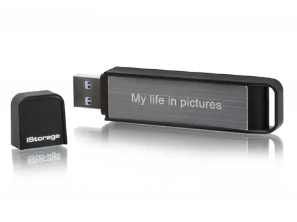 IStorage dátAshur Personal 2 64GB / USB 3.0 / čítanie: 116MBs / zápis: 43MBs / 256-bit Hardware / PIN (IS-FL-DAP3-B-64)