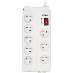 Retlux RSP 850 Prepäťová ochrana 8 zásuviek / 1836J (8590669362776)