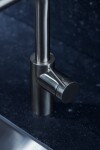 KFA KFA - DUERO BASIC drezová batéria s otočnou vyťahovacou sprchou a prepínaním, INOX 6623-110-22