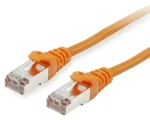 Equip Cat6a S/FTP oranžová / Patch kábel / RJ-45 / 0,15 m / LSZH / PoE+ (606600)