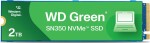 WD Green SN350 2TB M.2 2280 PCI-E x4 Gen3 NVMe (WDS200T3G0C)