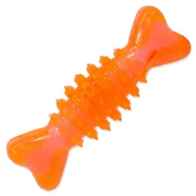 Dog Fantasy Hračka - kosť valec gumová oranžová 12 cm (454-31021)