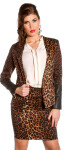 Sexy KouCla blazer fitted in animal print