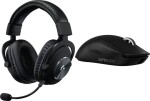 Logitech G Pro X Czarne (981-000818) + G PRO X SuperLight 2 (910-006630)