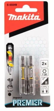 Makita E-03349 Impact Premier (E-form) Sada torzných bitov T20-50mm (2 ks) (E-03349)