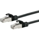 Schwaiger CAT6 S/FTP 2,5m čierna / Patch kábel / 250 MHz / 1000 Mbit/s (CKB6025053)