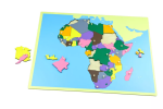Moyo Montessori Moyo Montessori Puzzle - mapa Afrika - bez rámčeka