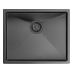 Quadron - Oceľový drez ANTHONY 60 GRAPHITE MF5444PVDBST1