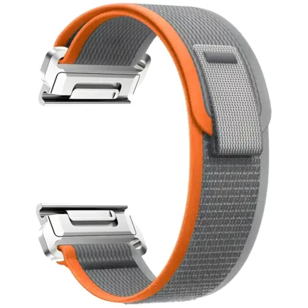 Beline Wild Patch Loop šedo-oranžová / Remienok pre Garmin / 22 mm / Nylon (05908047991334)