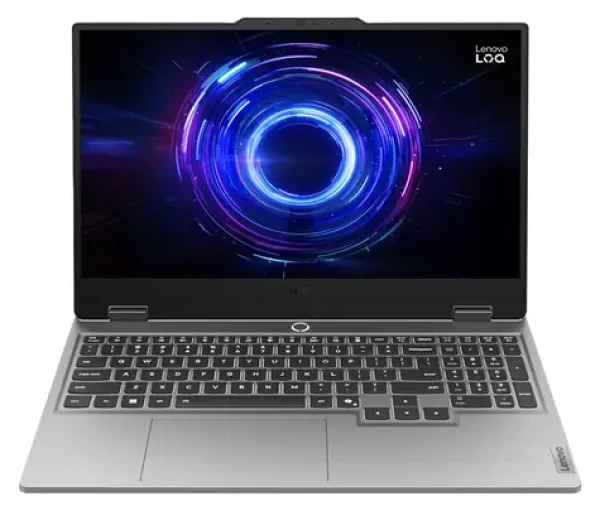 Lenovo LOQ 15IRX10 sivá / Notebook / 15.6" FHD / Intel Core i5-13450HX / 16GB / 512GB SSD / RTX 5060 8GB / W11H (83JE0087PB)