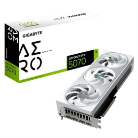 GIGABYTE GeForce RTX 5070 AERO OC 12GB / 2165MHz / 12GB GDDR7 / 192-bit / 1x HDMI + 3x DP / 750W (16) (GV-N5070AERO OC-12GD)