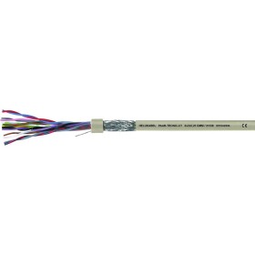 HELU 21038-500 dátový kábel LiYCY 6 x 2 x 0.25 mm² sivá 500 m; 21038-500