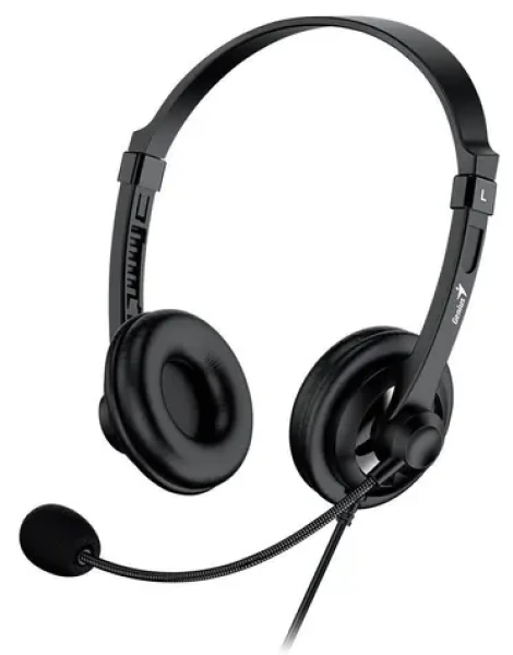 Genius headset HS-230U čierna / Slúchadlá / mikrofón / USB-C / 2.4 m (31710021401)