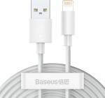 Baseus TZCALZJ-02 Sada káblov USB-A (M) - Lightning (M) 1.5 m biela / 2ks / 12W (TZCALZJ-02)