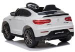 Mamido Detské elektrické autíčko Mercedes-Benz GLC 63S 4x4 biele
