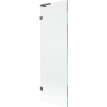 MEXEN/S - Lunar L vaňová zástena FIX 60 x 150, transparent, grafit kartáčovaná 897L-060-000-66-00