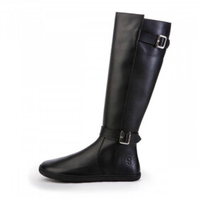 Shapen Glam Black Leather barefoot čižmy 42 EUR