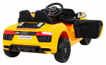 Mamido Detské elektrické autíčko Audi R8 Spyder žlté