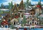 ALIPSON Puzzle Vianočný škriatok