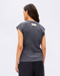 Armedangels Un-wasted Top 3595 steel melange-undyed S