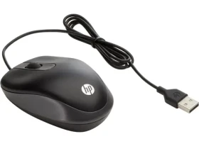 HP USB Travel Mouse čierna / Drôtová myš / USB / 2 tlačidlá (G1K28ET#ABB)