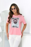 BLÚZKA FRANCISCA OFF PINK BLUE M