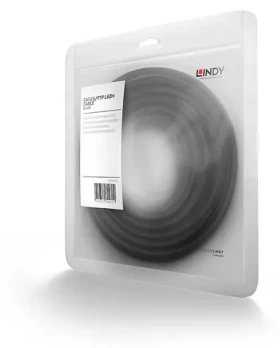 Lindy čierna / Patch kábel / Cat6 S/FTP / RJ45-RJ45 / 30 m / PIMF / LSZH (45610)