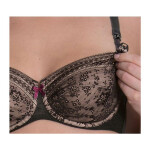 Fleur dojčiaca podprsenka s kosticami 5053 čierna - Anita Maternity 001 black 70I