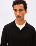 Armedangels Knit Longsleeve Poloshirt 105 black L