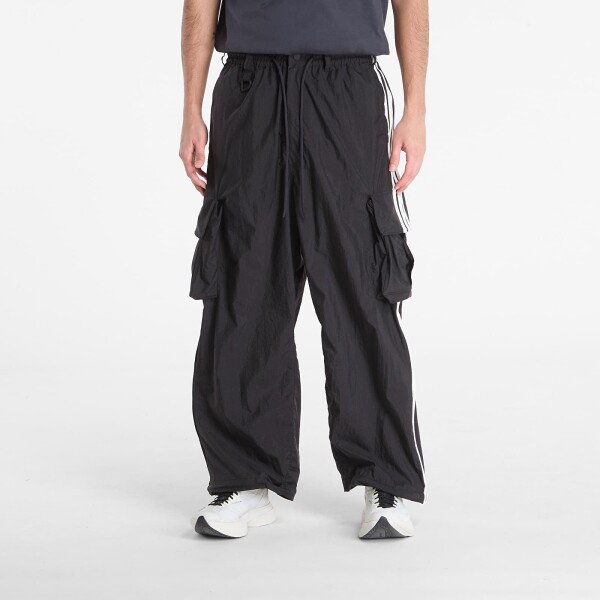 Kalhoty Y-3 Nylon Wired 3 Stripes Cargo Tracksuit Bottoms Black S