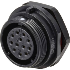 Weipu SP2112 / S 12 guľatý faston, 1 ks; SP2112 / S 12