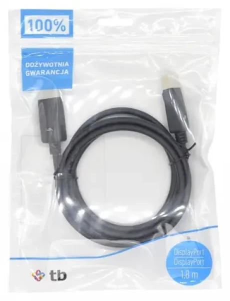 Kábel DisplayPort M/M 1,8 m čierna / Kábel DisplayPort / v1.1 (AKTBXVDMDPPG18B)