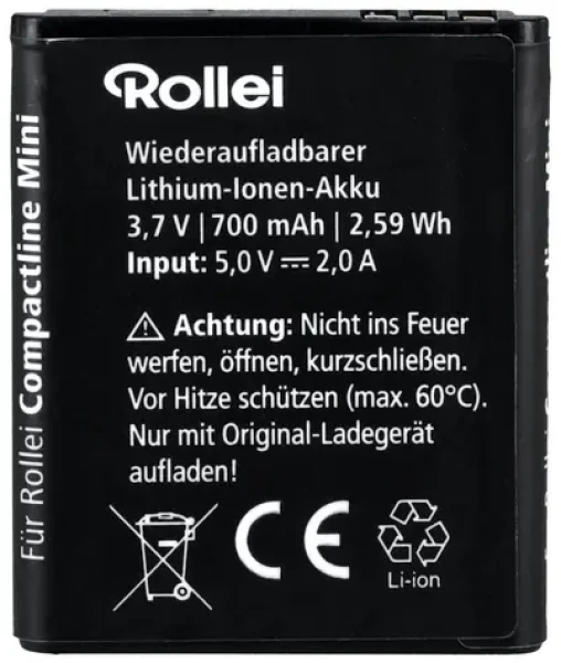 Rollei náhradné batérie pre fotoaparát Compactline Mini / Batéria / Náhradné (40520)
