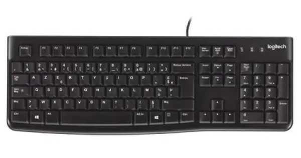 Logitech K120 for Business FR čierna / Klávesnica / drôtová / USB kábel (920-002515)