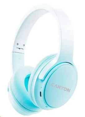 Canyon CNS-CBTHS4BL modrá / bezdrôtové slúchadlá / mikrofón / BT 5.3 / USB-C / 500 mAh (CNS-CBTHS4BL)