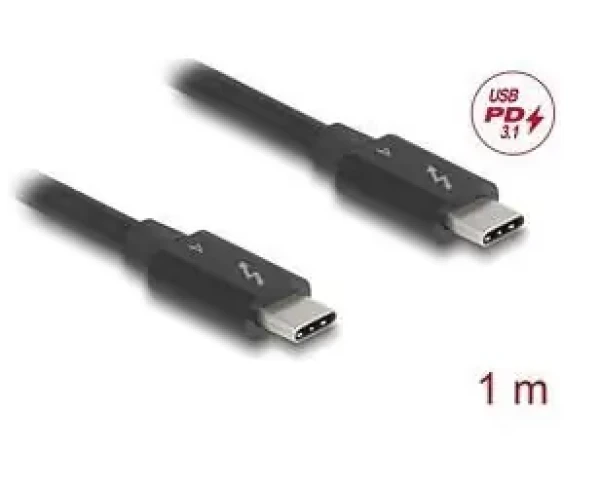 DeLock Thunderbolt 3 USB-C kábel / 1 m / 40 Gbps (81249)