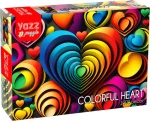 YAZZ Puzzle Farebné srdcia