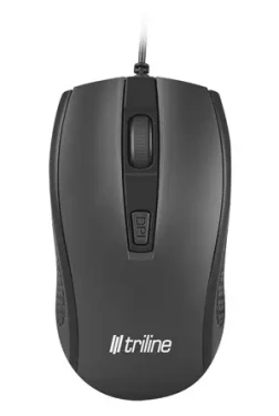 Natec Triline 2 čierna / Myš / Optická / Drôtová USB-A / 1600 DPI / 4 tlačidlá (NMY-1986)