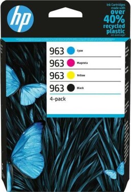 HP HP originálny ink / Toner 6ZC70AE#301, HP 963, CMYK, blistr, HP 4-pack Officejet Pro 9010, 9012, 9014, 9015, 9016, 9019 Zakupy bez rejestracji. Punkt odbioru Warszawa (Ochota)