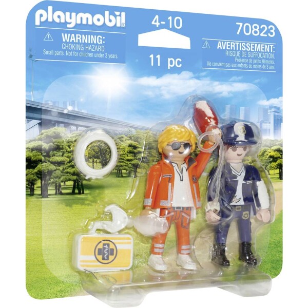 Playmobil® Duo-Pack 70823 Pohotovostný lekár a policajtka