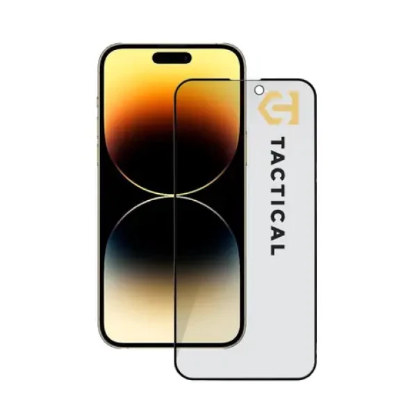 Tactical Glass Shield Privacy Stealth 5D sklo pre Apple iPhone 14 Pro Max Black (57983127191)