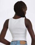Organic Basics Core Rib Tank Top White S