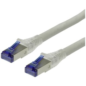Roline 21.15.0870 RJ45 sieťové káble, prepojovacie káble CAT 6A S/FTP 20.00 m sivá dvojžilový tienený, plný drôt 1 ks; 21.15.0870
