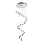 Luxera COIL závesné svietidlo 4X GU10 chróm / 50W / 35cm / IP20 (SKL000393307)