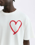 Thinking MU Tape Heart Aaron Tee WHITE M