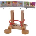 Sparkys Hlavolam - drevené 6 druhov